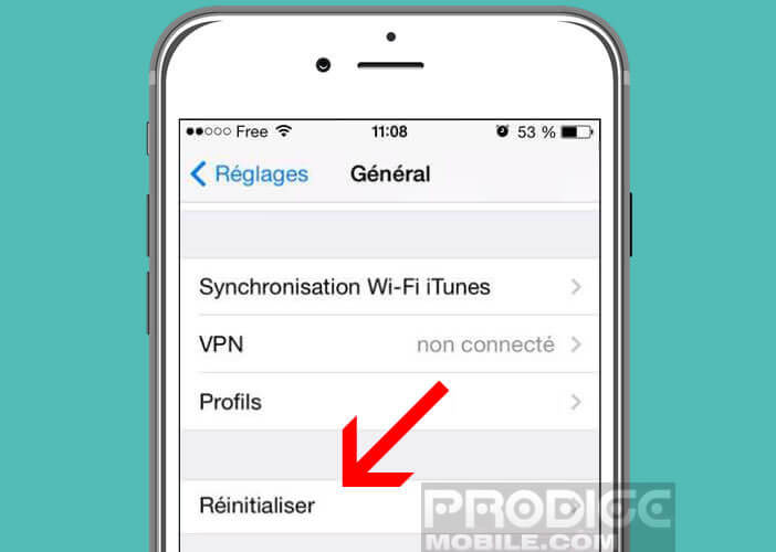 Remettre à zéro les paramètres de votre iPhone