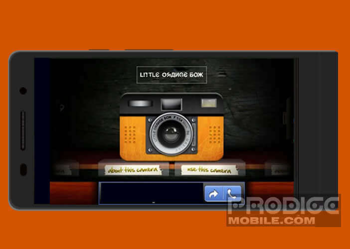 L'application Retro Camera pour faire des photos vintage sur un mobile