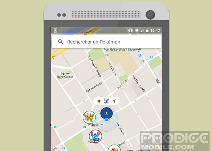 Afficher l'emplacement des Pokémon autour de vous sur une carte Google Maps