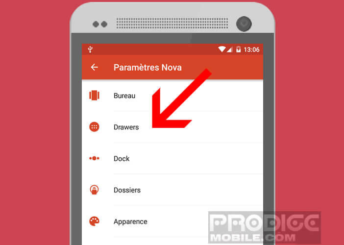 drawers-parametres-nova