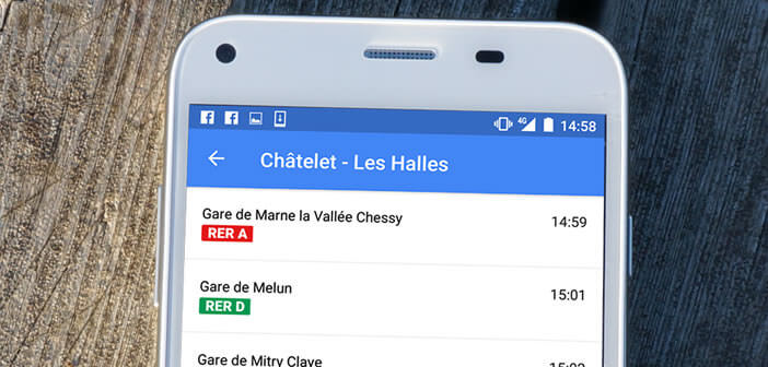 Afficher les horaires des trains, des métros et des bus dans Google Maps