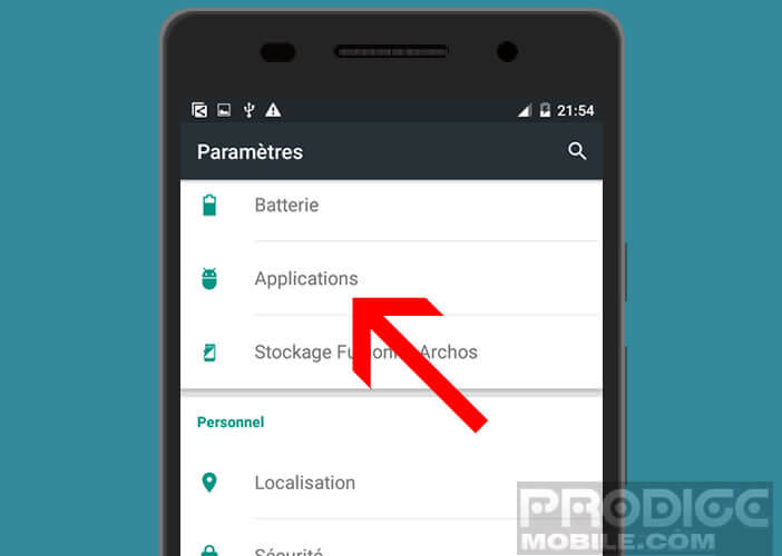 Modifier le lanceur d'applications par défaut sur Android