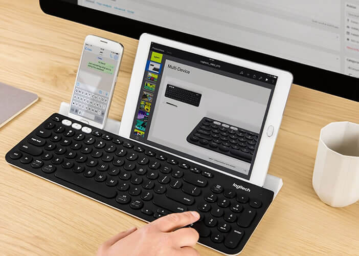 Clavier Logitech Multidispositif pour smartphone et tablette Android