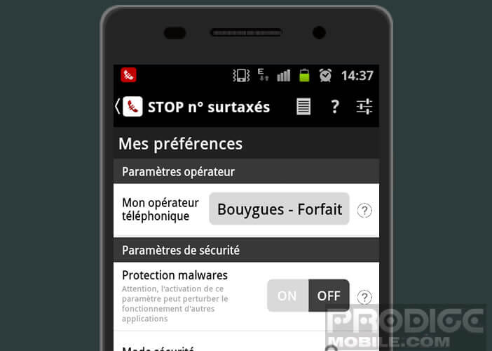 Empêcher les malwares de composer automatiquement des appels