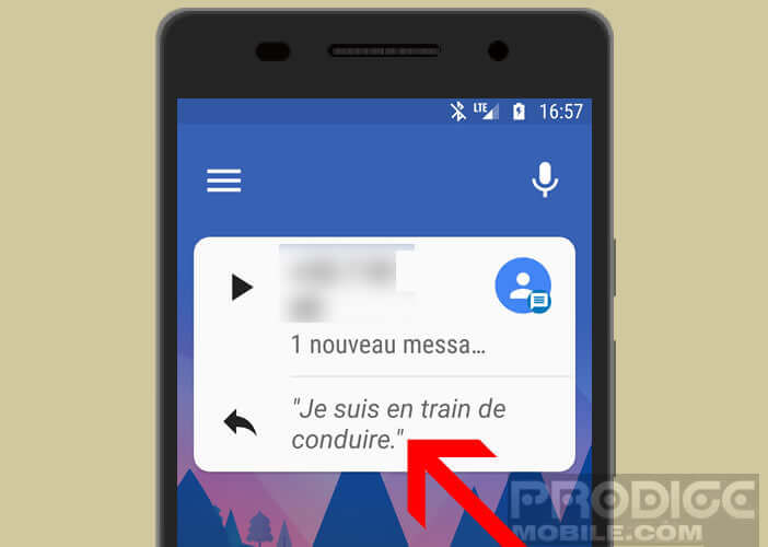 Répondez d'un clic à un SMS grâce à Android Auto