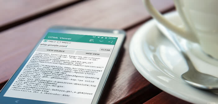 Visionner le code HTML d'une page web depuis un terminal Android