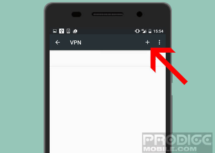 Ajouter un réseau privé virtuel dans les paramètres de votre smartphone
