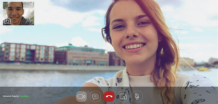 Lancer un appel vidéo depuis l'application de messagerie Viber
