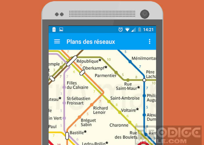 Consulter le plan du réseau Ratp hors ligne