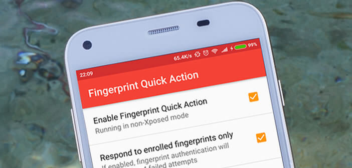 Eteindre l'écran de son mobile avec le scanner d'empreintes digitales