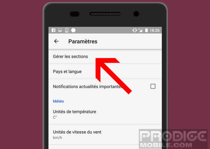 Gérer les sections que vous souhaitez voir apparaître sur Google Info