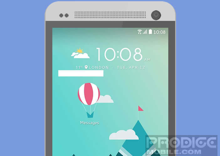 Modifier l'apparence de l'interface d'un smartphone HTC