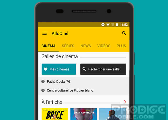 A découvrir AlloCiné l'application préférée des cinéphiles