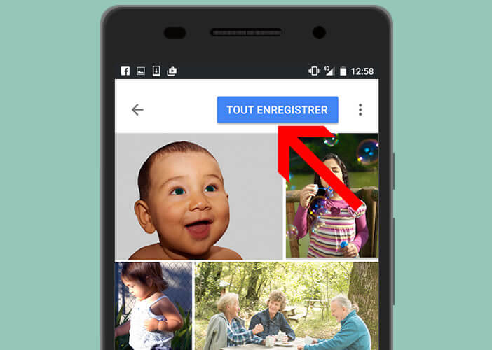 Enregistrer tous les scans dans le cloud de Google Photos