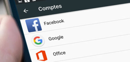 Supprimer l"un des comptes Google configuré sur un smartphone