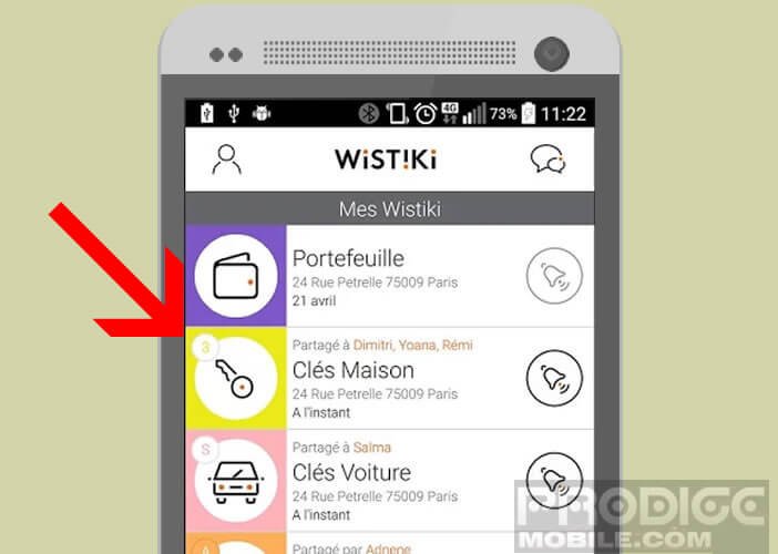 Utiliser et configurer votre Wistiki sur votre mobile