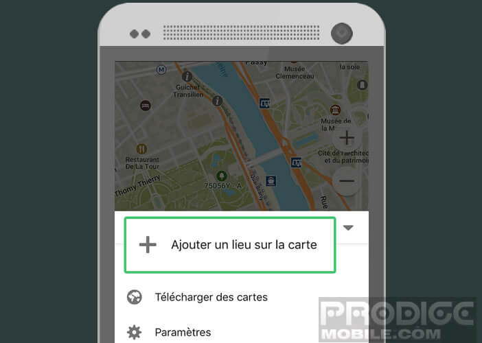 Télécharger cartes sur la carte SD de votre mobile