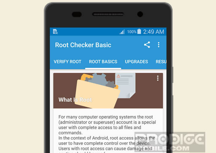 A quoi sert le root sur un mobile Android