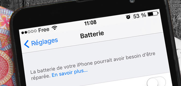 Savoir quand changer la batterie de son iPhone