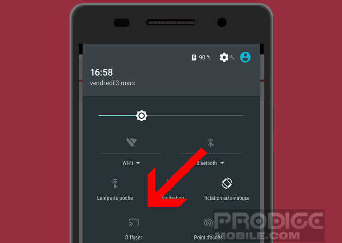 Diffuser le contenu de son smartphone Android sur l'écran du salon