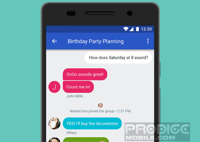 Android Messages: application SMS de Google