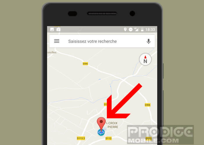 Enregistrer votre position actuelle dans Google Maps avant de quitter votre véhicule