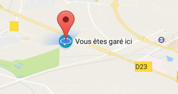 Google Maps enregistre l'emplacement de votre place de parking