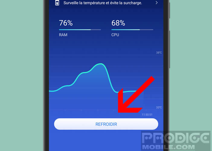 L'appli Master Cooler pour refroidir son mobile