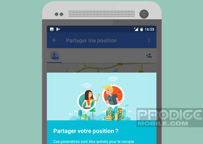 Activer l'option de localisation GPS sur son compte Google