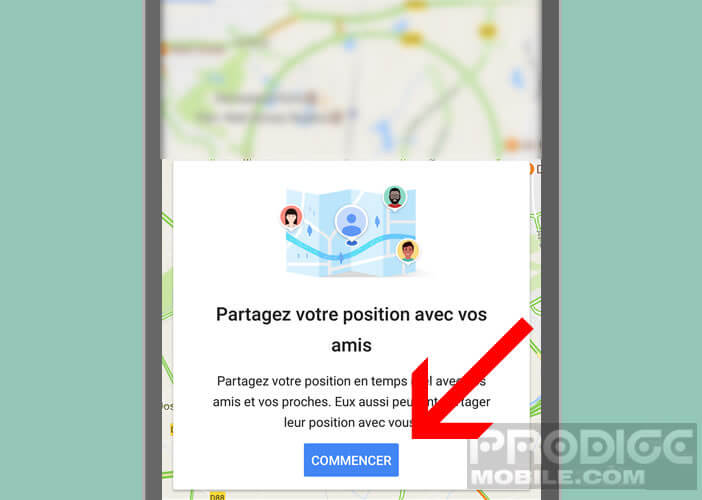 Envoyez des informations sur votre trajet depuis Google Maps