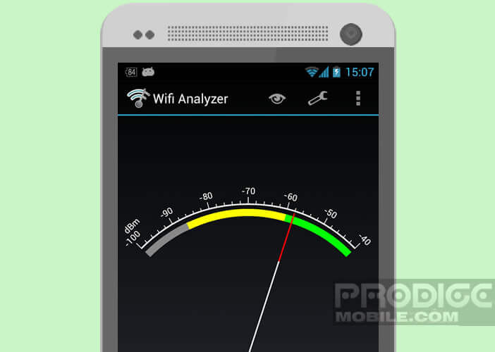 Déterminer la qualité de réception du signal Wifi dans chaque pièce