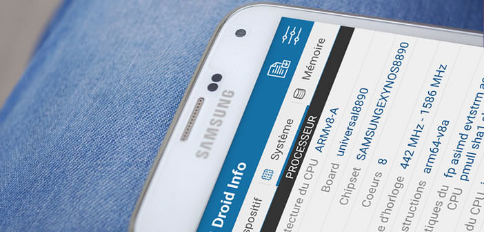 Afficher les caractéristiques techniques du processeur de votre smartphone Android
