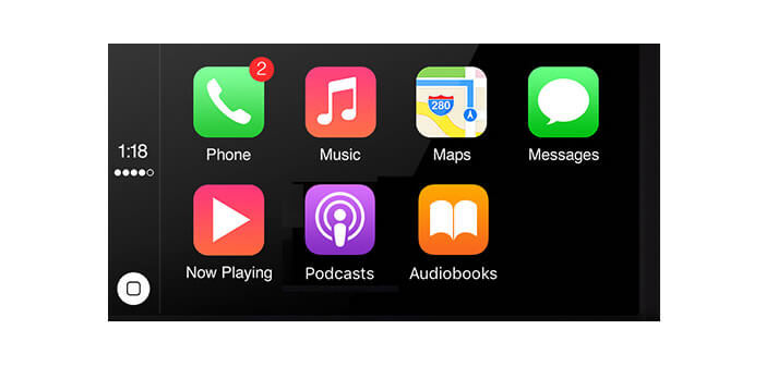 Modifier l'agencement des icônes sur CarPlay pour les voitures