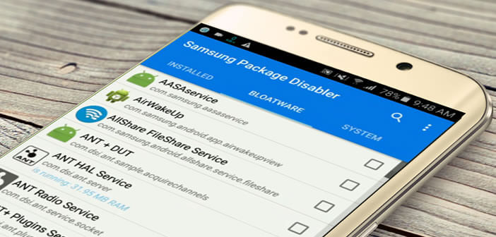 Désactiver les services, les applis et les packages préinstallés sur un Samsung