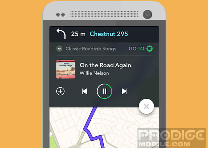 Contrôler la musique de Spotify directement depuis l’interface de Waze