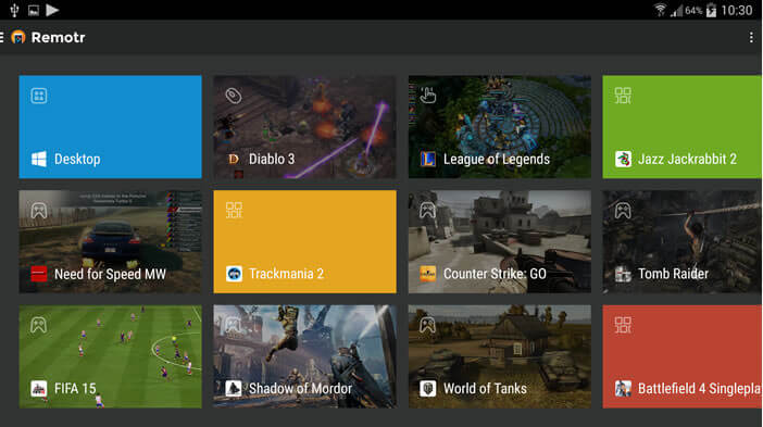 Remotr Game Streaming transforme le mobile en console de jeux