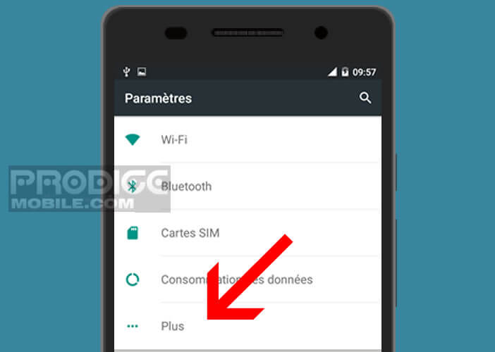 Activer l’option de très débit mobile sur Android