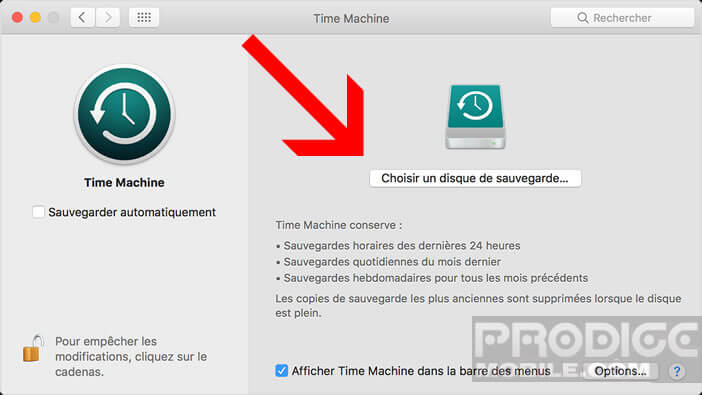 Mettre en place une sauvegarde automatique de votre Mac