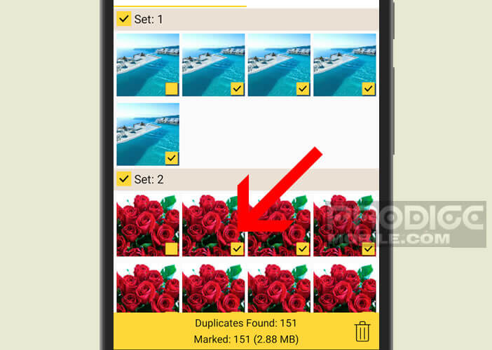 Supprimer d’un clic les photos en doublons