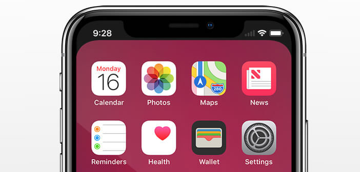 Masquer l’encoche de l’iPhone X avec un fond d’écran