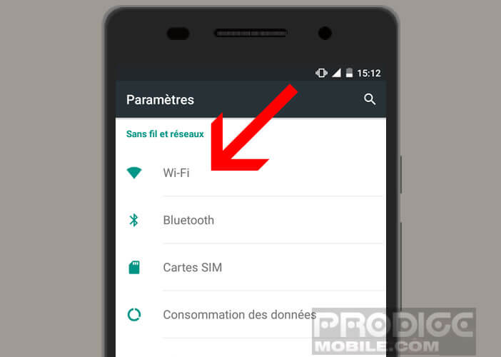 Afficher les paramètres de votre connexion Wi-Fi