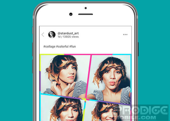 Créer des collages à partir des photos prises avec votre téléphone