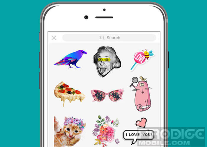 Créer vos propres stickers avec l’appli PicsArt