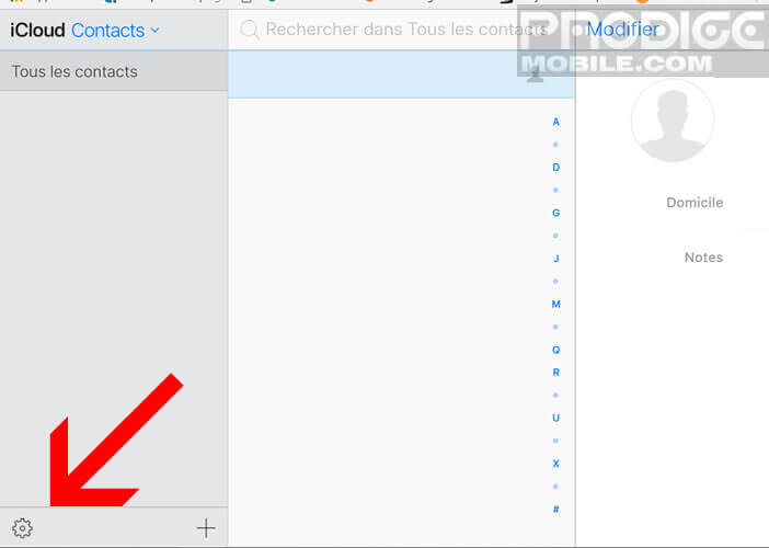 Exporter vos contacts depuis iCloud vers un ordinateur