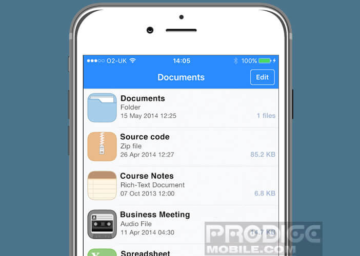 Application de gestionnaire de fichiers File Manager & Browser