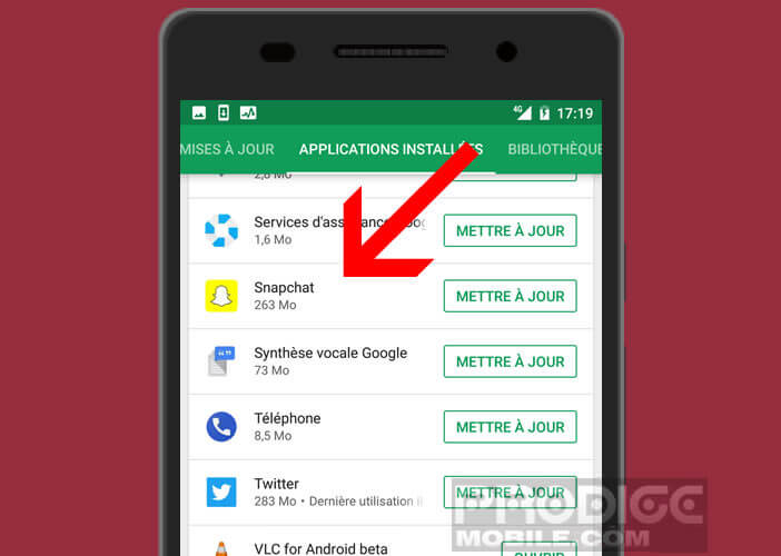 Afficher l’ensemble des applications installées depuis le Play Store de Google