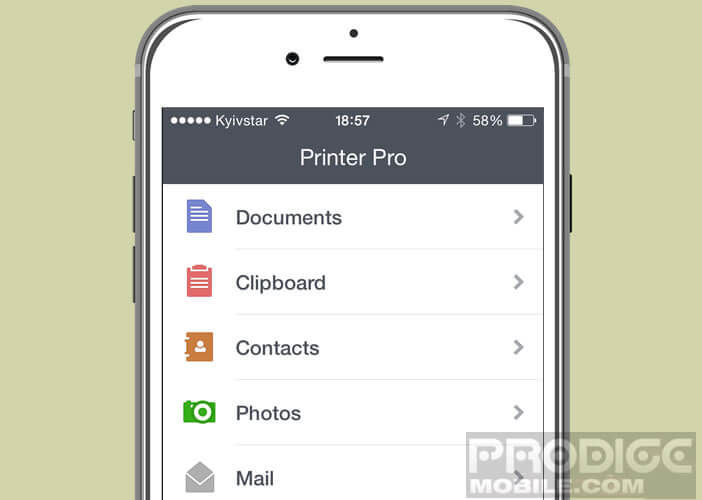 Imprimer tous vos documents avec l’application mobile iOs