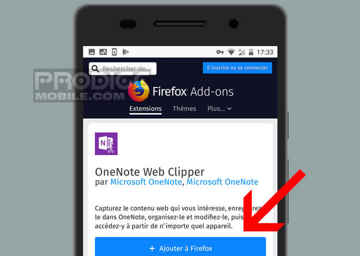 Configurer un plugin pour le navigateur mobile Mozilla