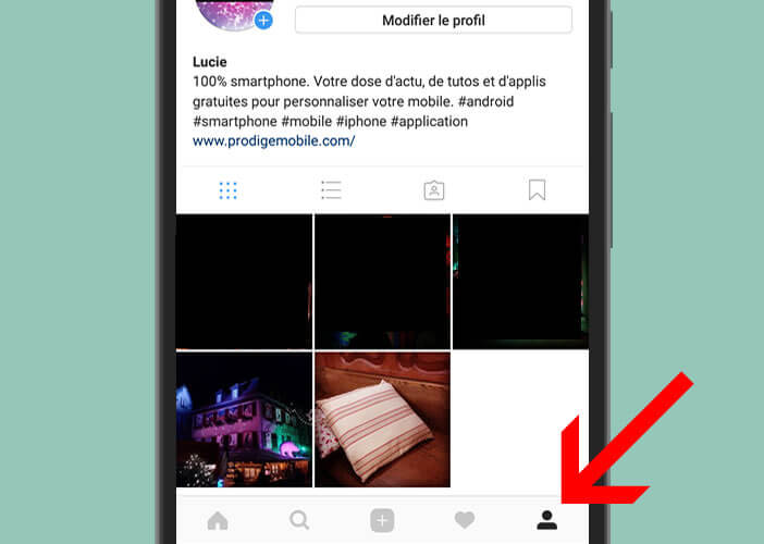 Modifier les paramètres personnels de l’application de partage de photos