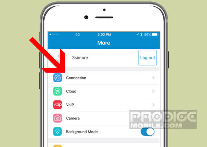 Connecter l’adaptateur double SIM Bluetooth à un iPhone